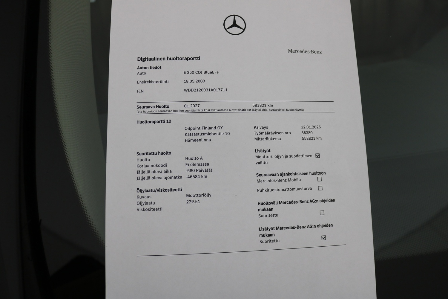 Mercedes-Benz E vaihtoauto