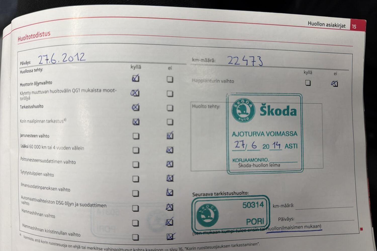 Skoda Octavia vaihtoauto