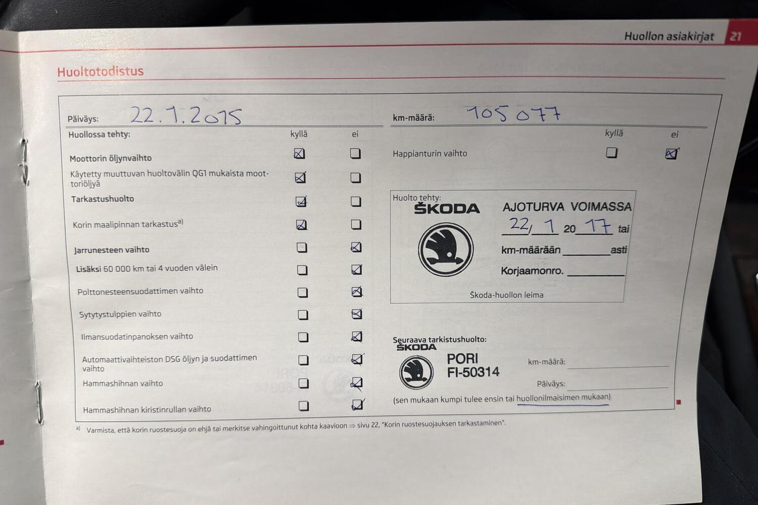 Skoda Octavia vaihtoauto