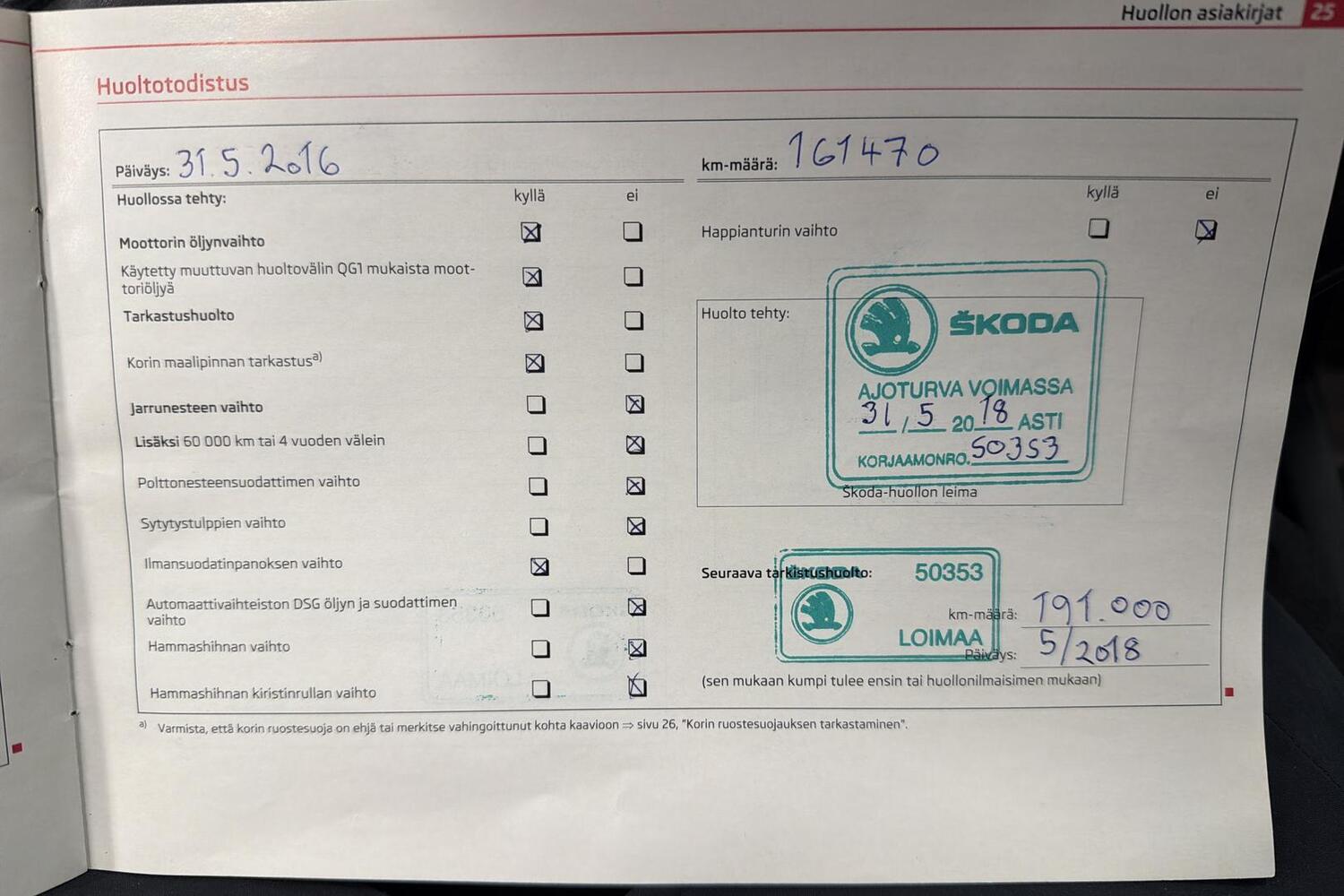 Skoda Octavia vaihtoauto