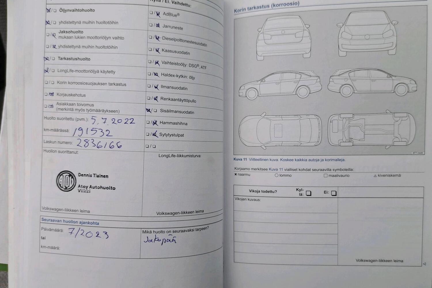 Volkswagen Passat vaihtoauto