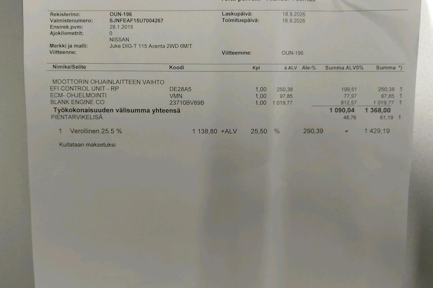 Nissan Juke vaihtoauto