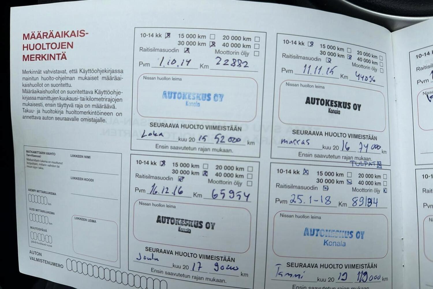 Nissan Qashqai vaihtoauto