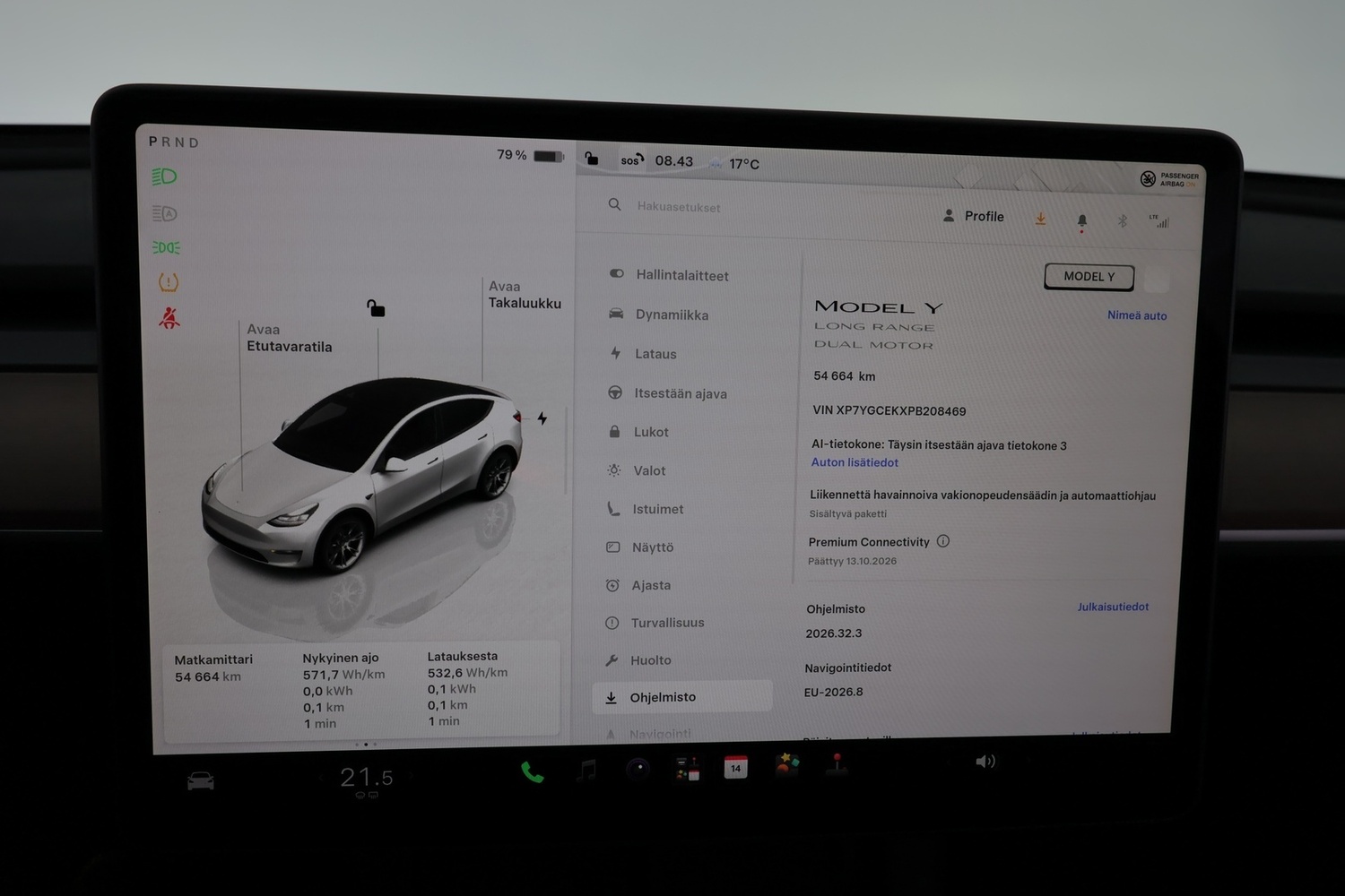 Tesla Model Y vaihtoauto