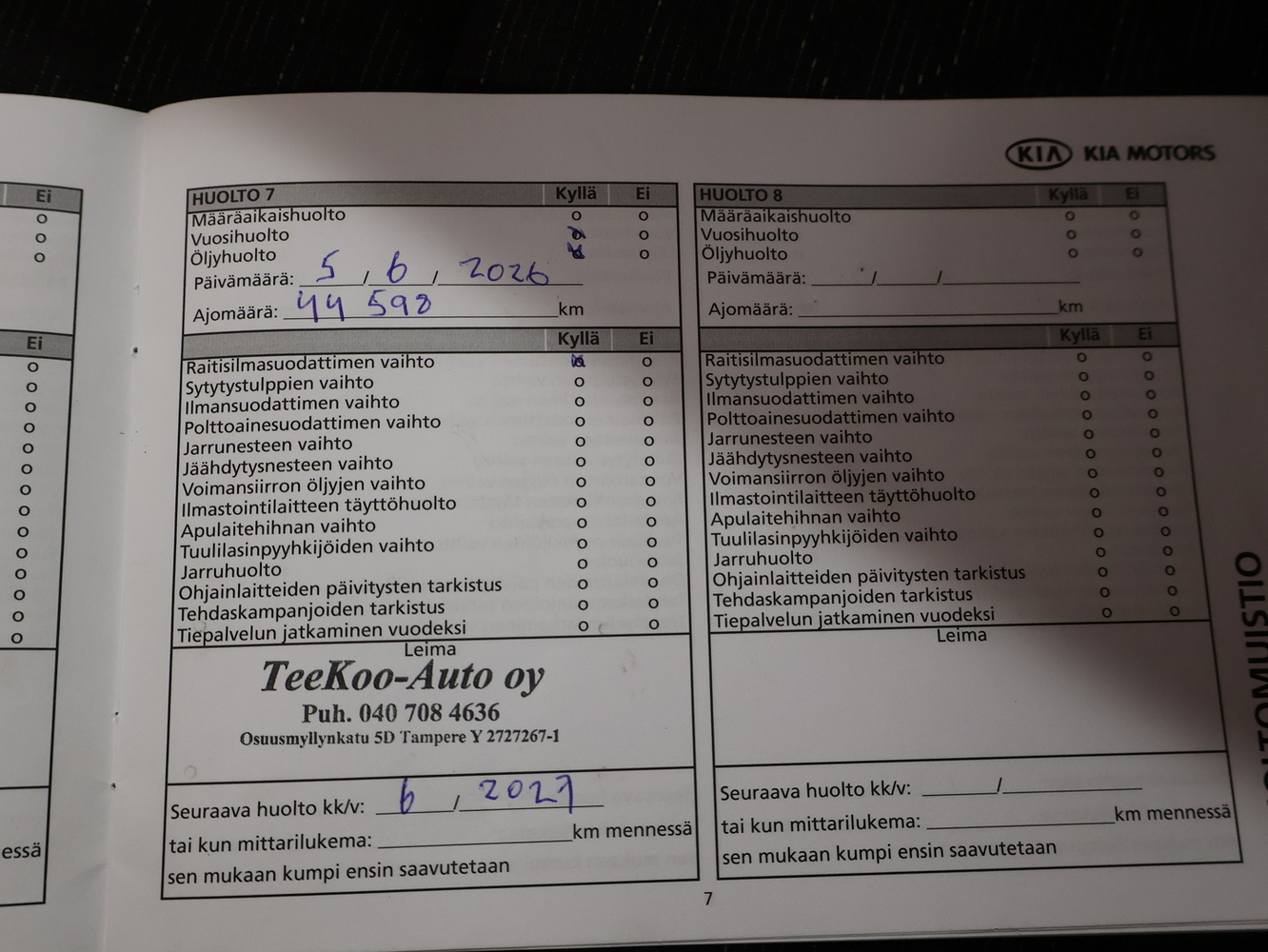 Kia Rio vaihtoauto