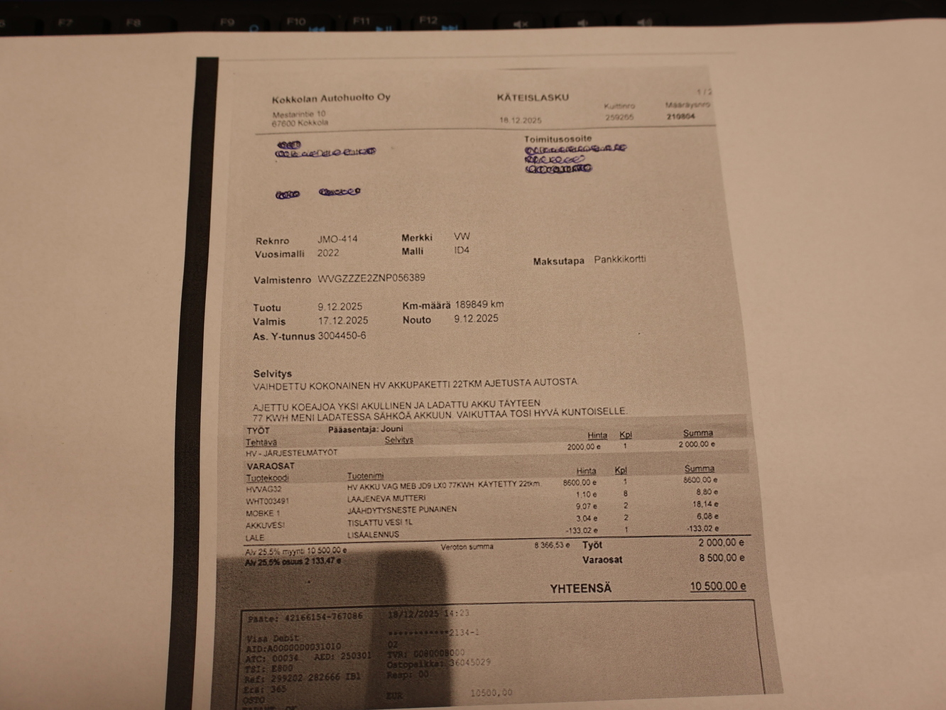 Volkswagen ID.4 vaihtoauto