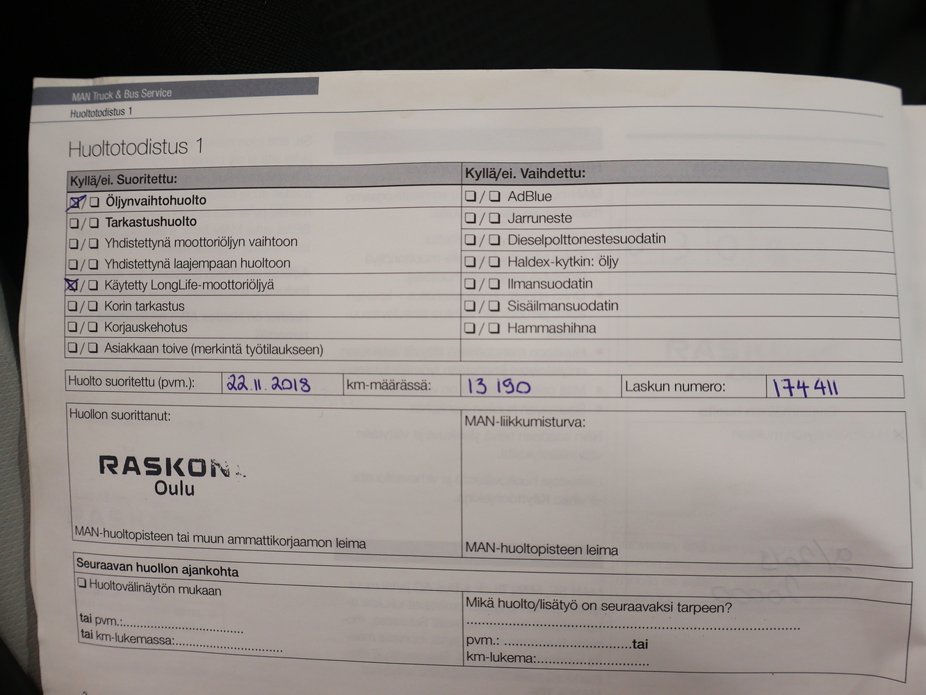 MAN TGE vaihtoauto