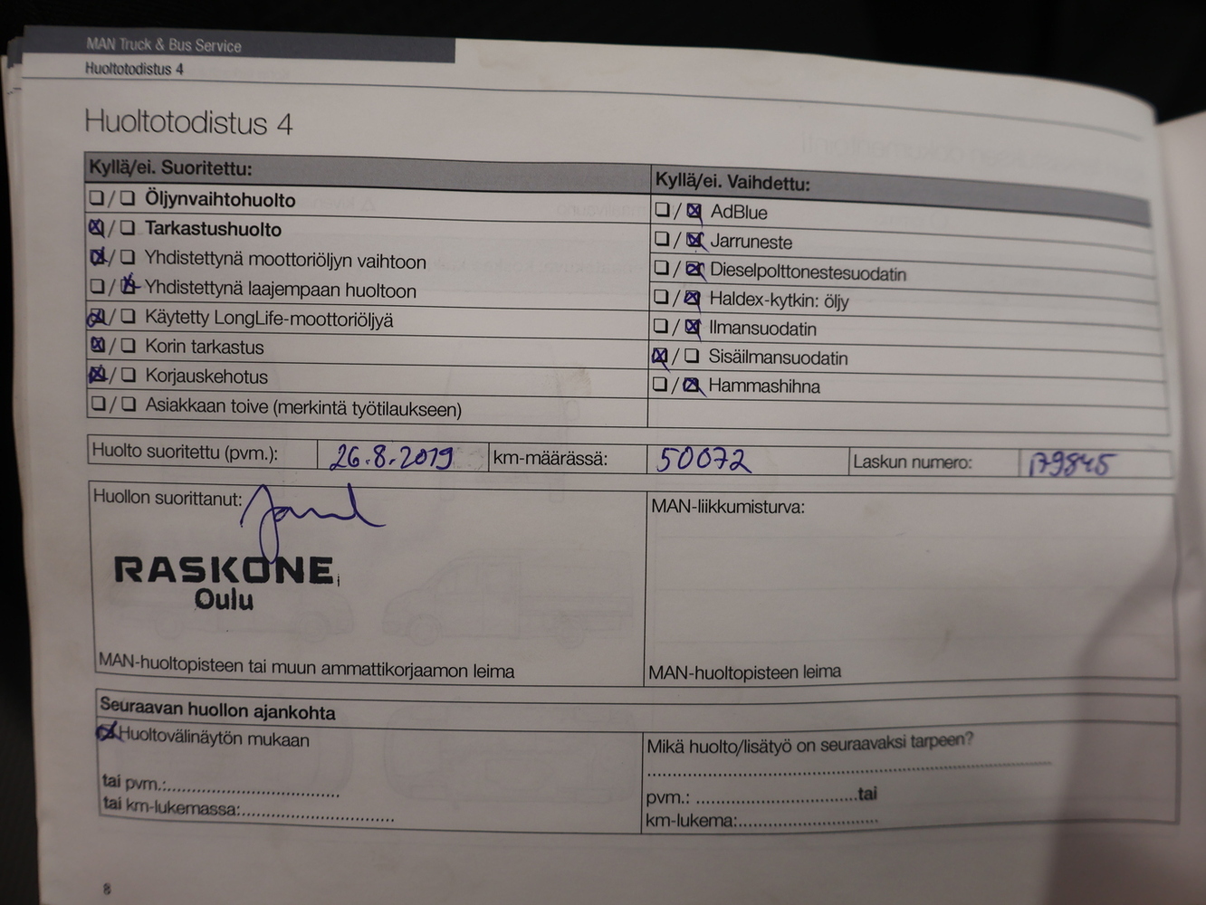 MAN TGE vaihtoauto