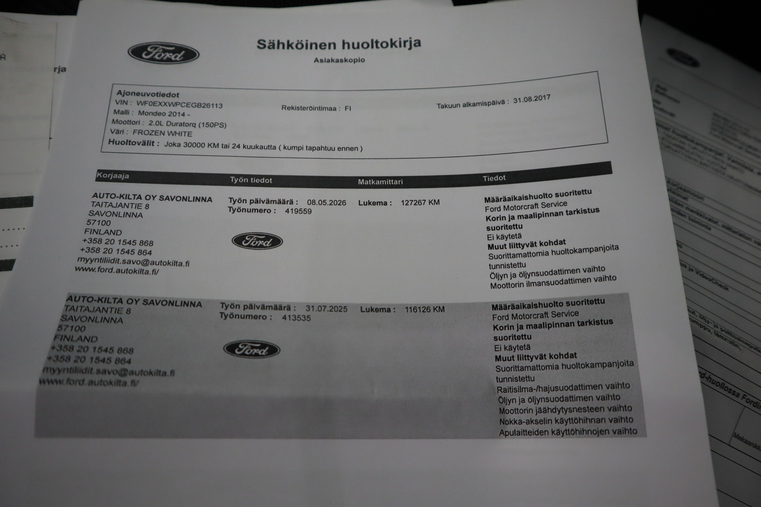 Ford Mondeo vaihtoauto
