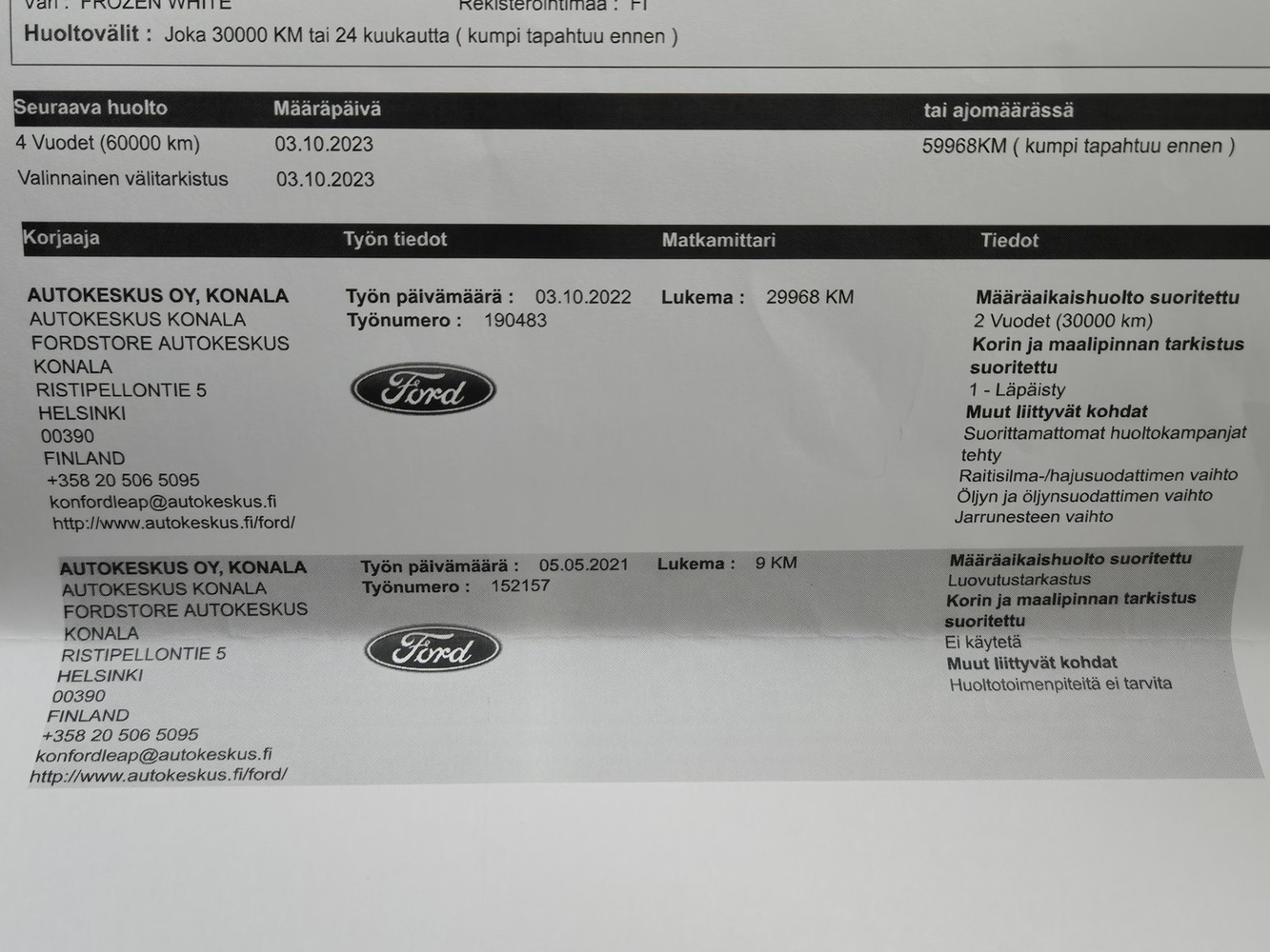 Ford Focus vaihtoauto