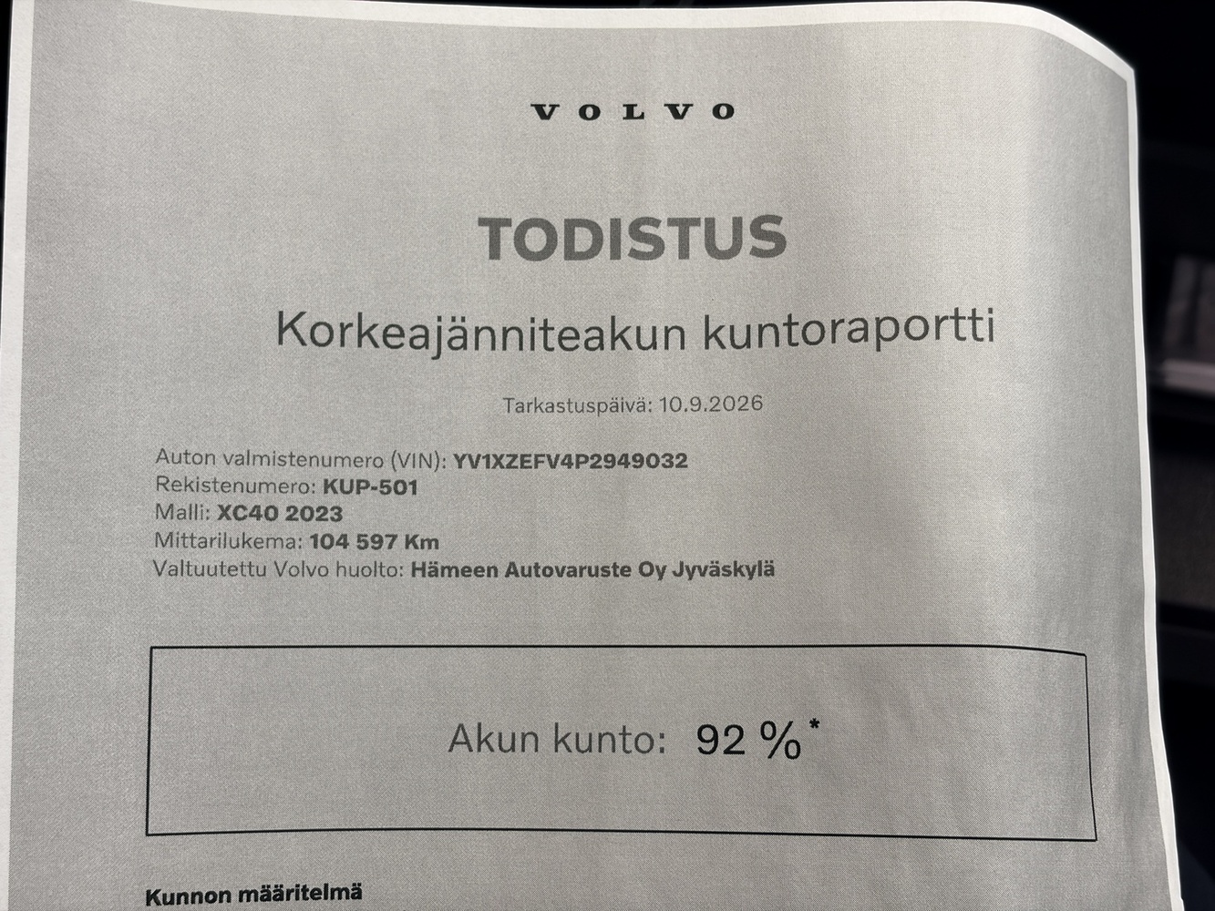 Volvo XC40 vaihtoauto