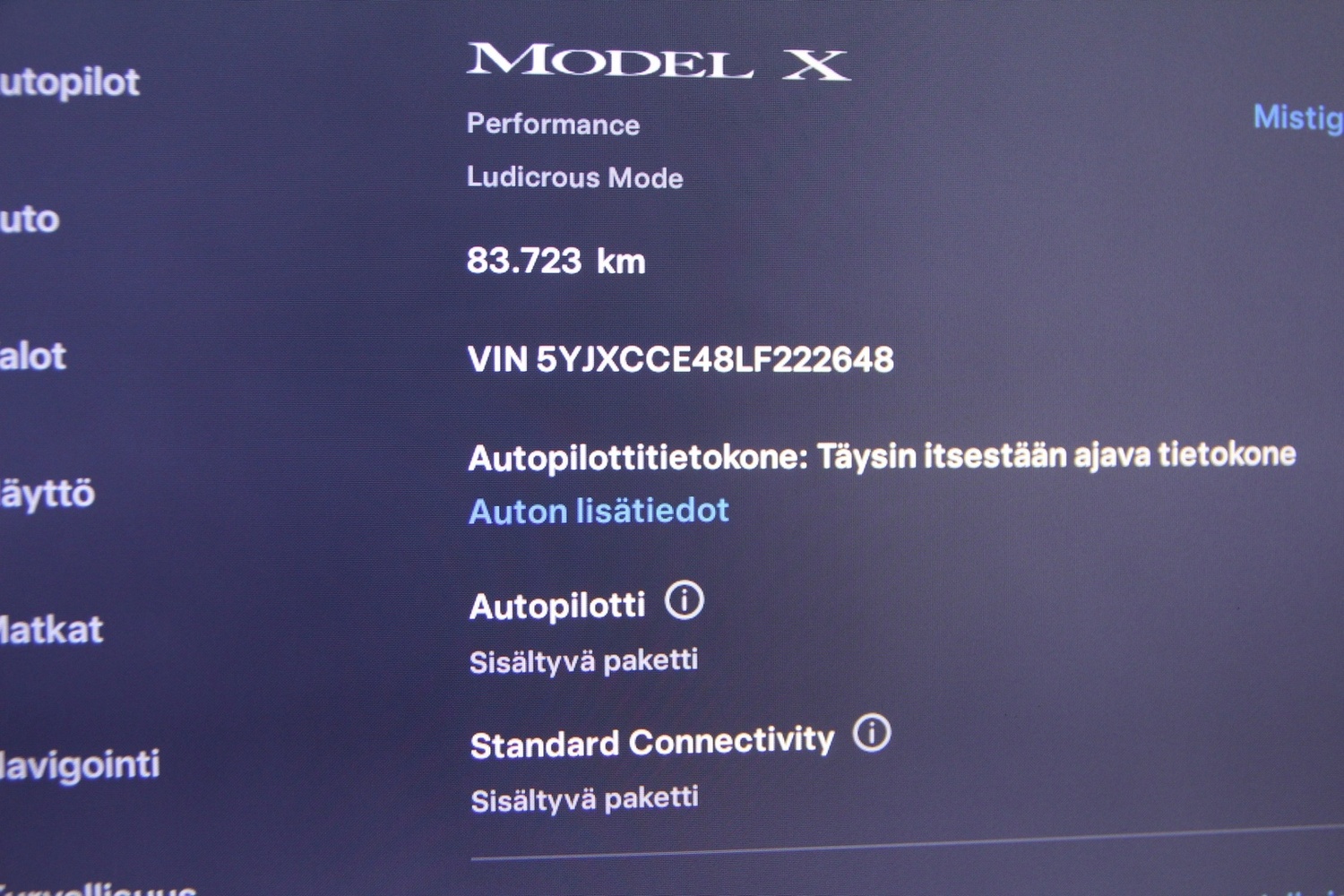 Tesla Model X vaihtoauto