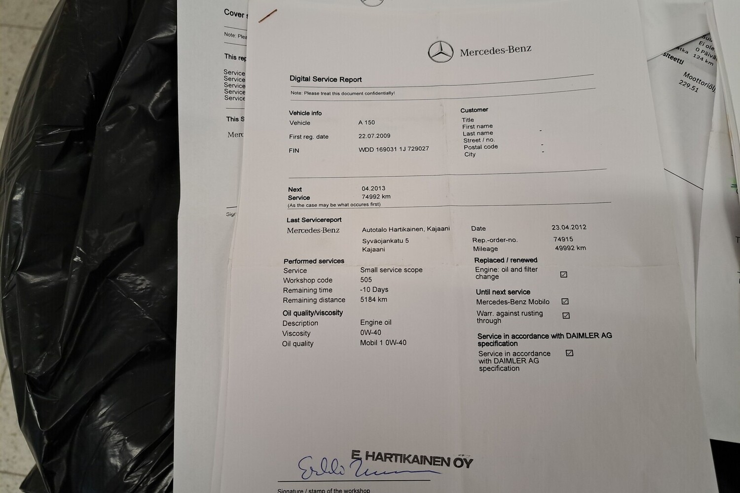 Mercedes-Benz A vaihtoauto