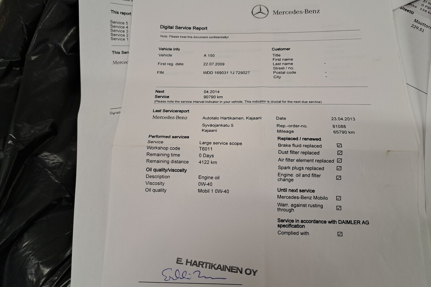 Mercedes-Benz A vaihtoauto