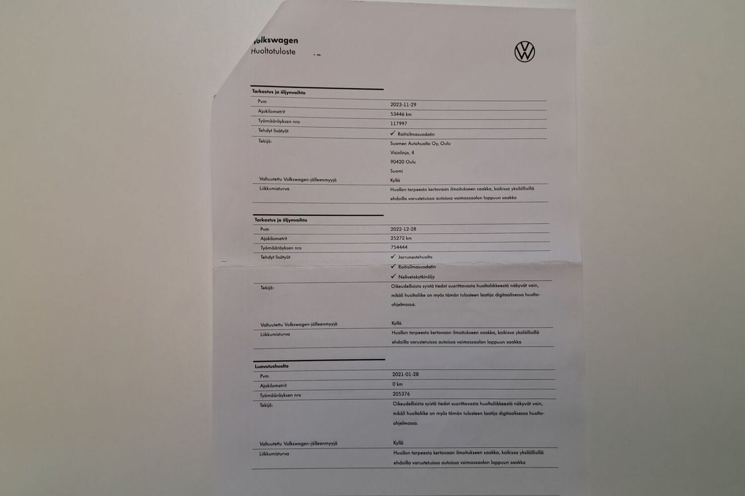 Volkswagen Passat vaihtoauto