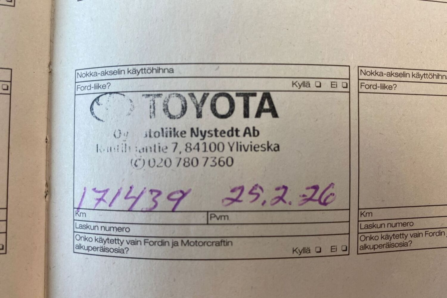 Ford Mondeo vaihtoauto