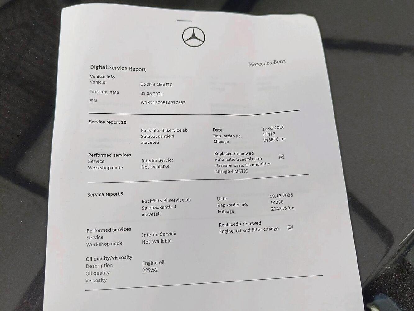 Mercedes-Benz E vaihtoauto
