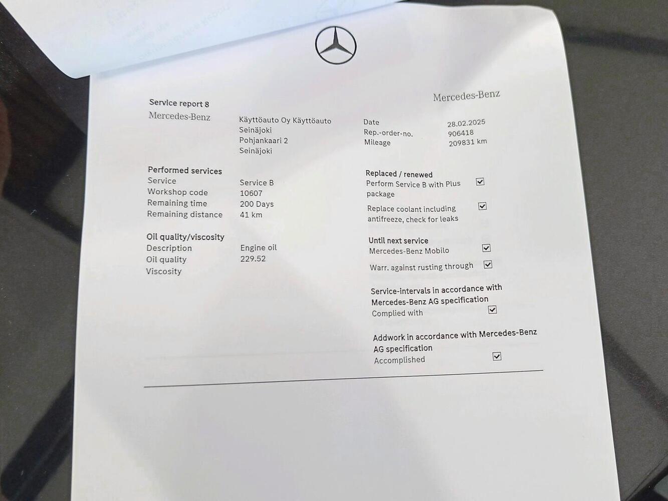 Mercedes-Benz E vaihtoauto