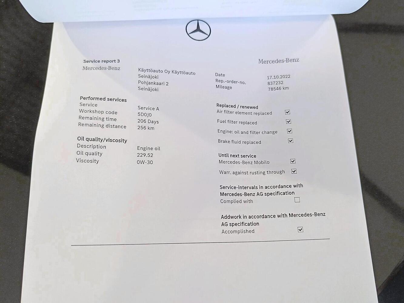Mercedes-Benz E vaihtoauto