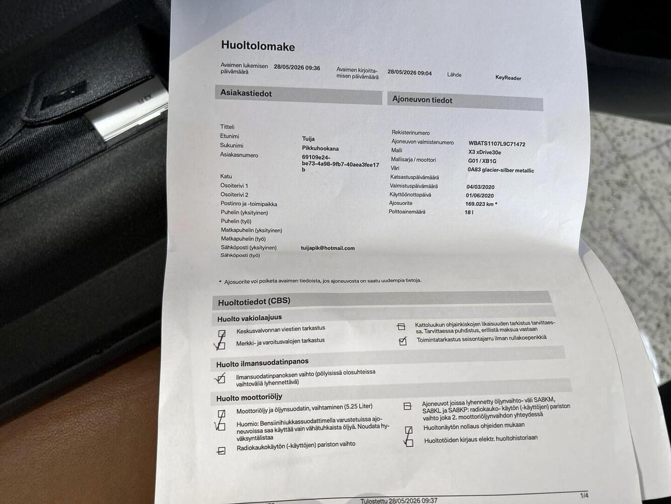 BMW X3 vaihtoauto
