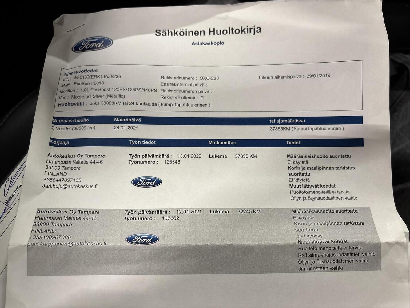 Ford Ecosport vaihtoauto