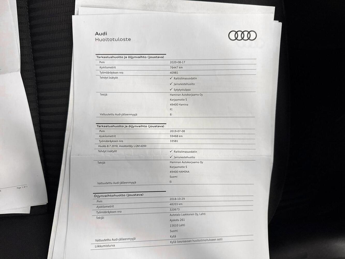 Audi A4 vaihtoauto