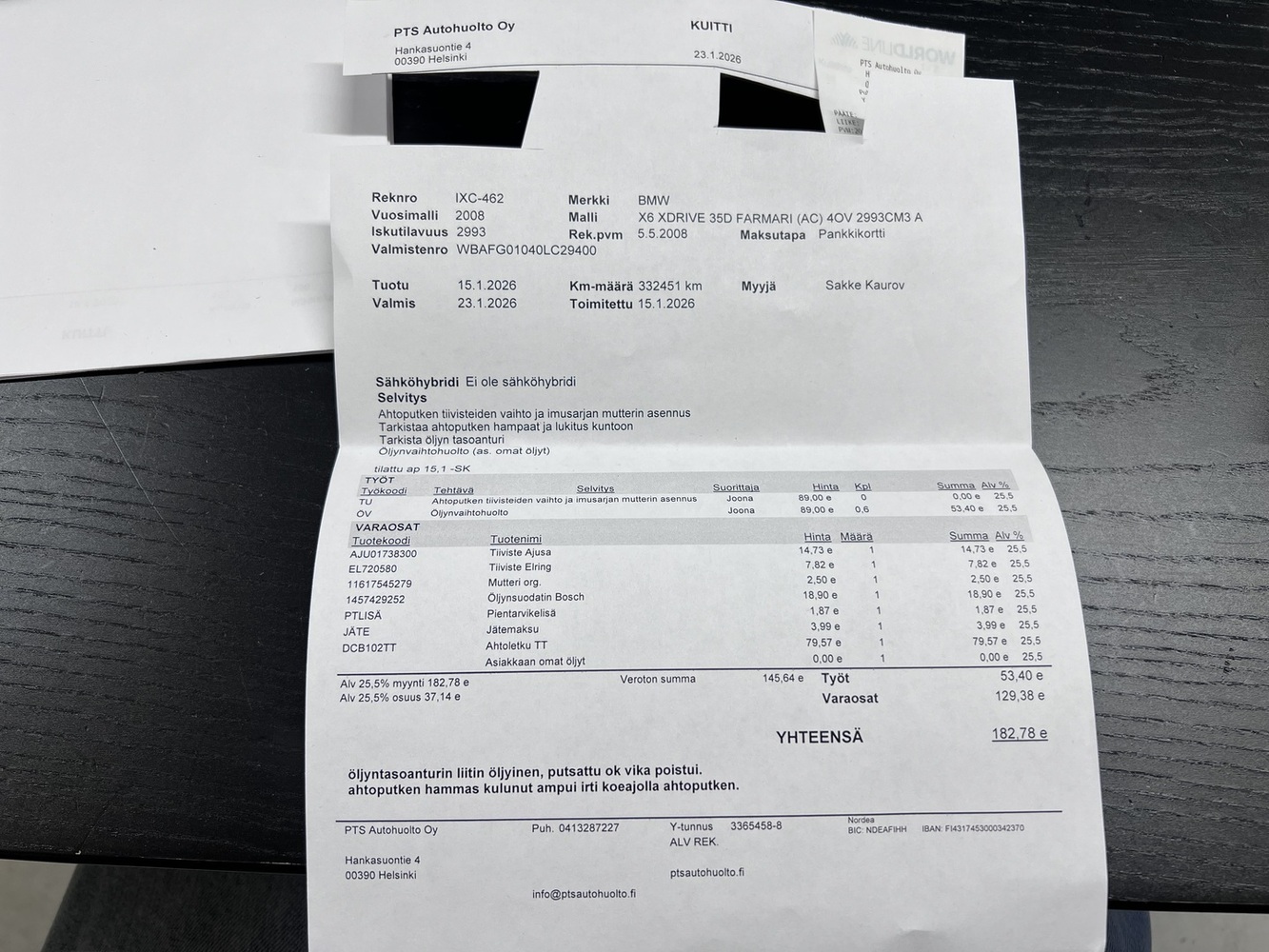 BMW X6 vaihtoauto