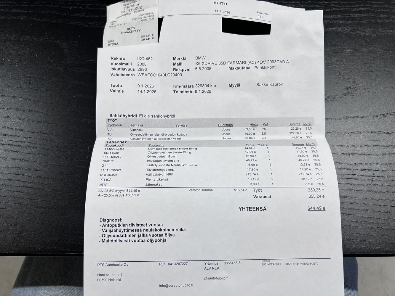 BMW X6 vaihtoauto