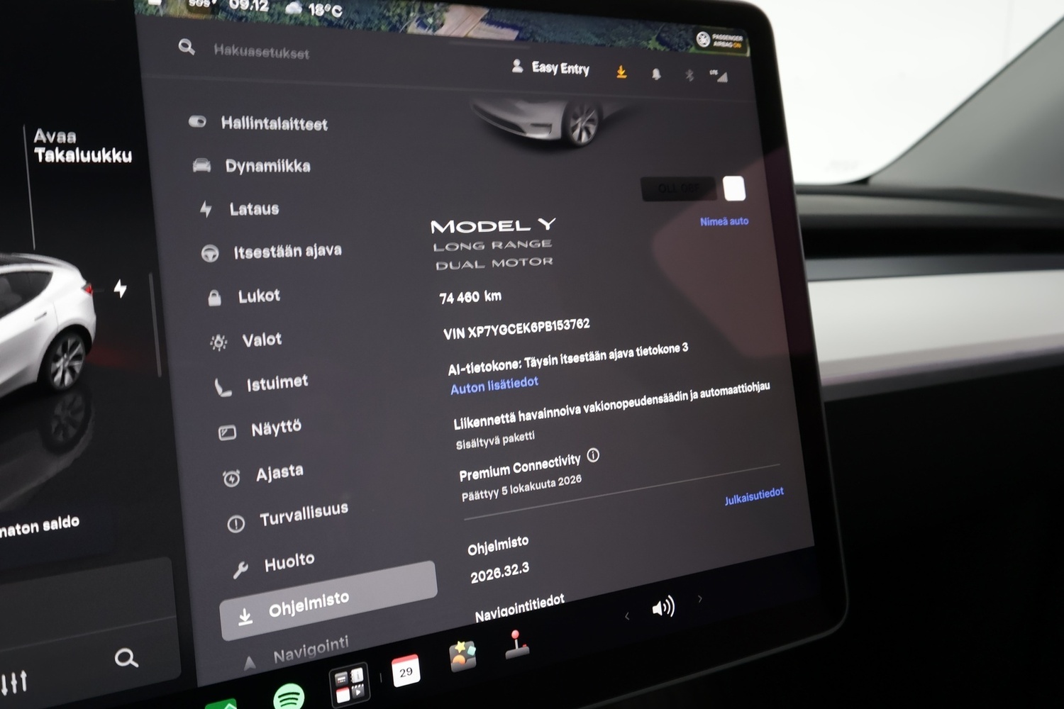 Tesla Model Y vaihtoauto