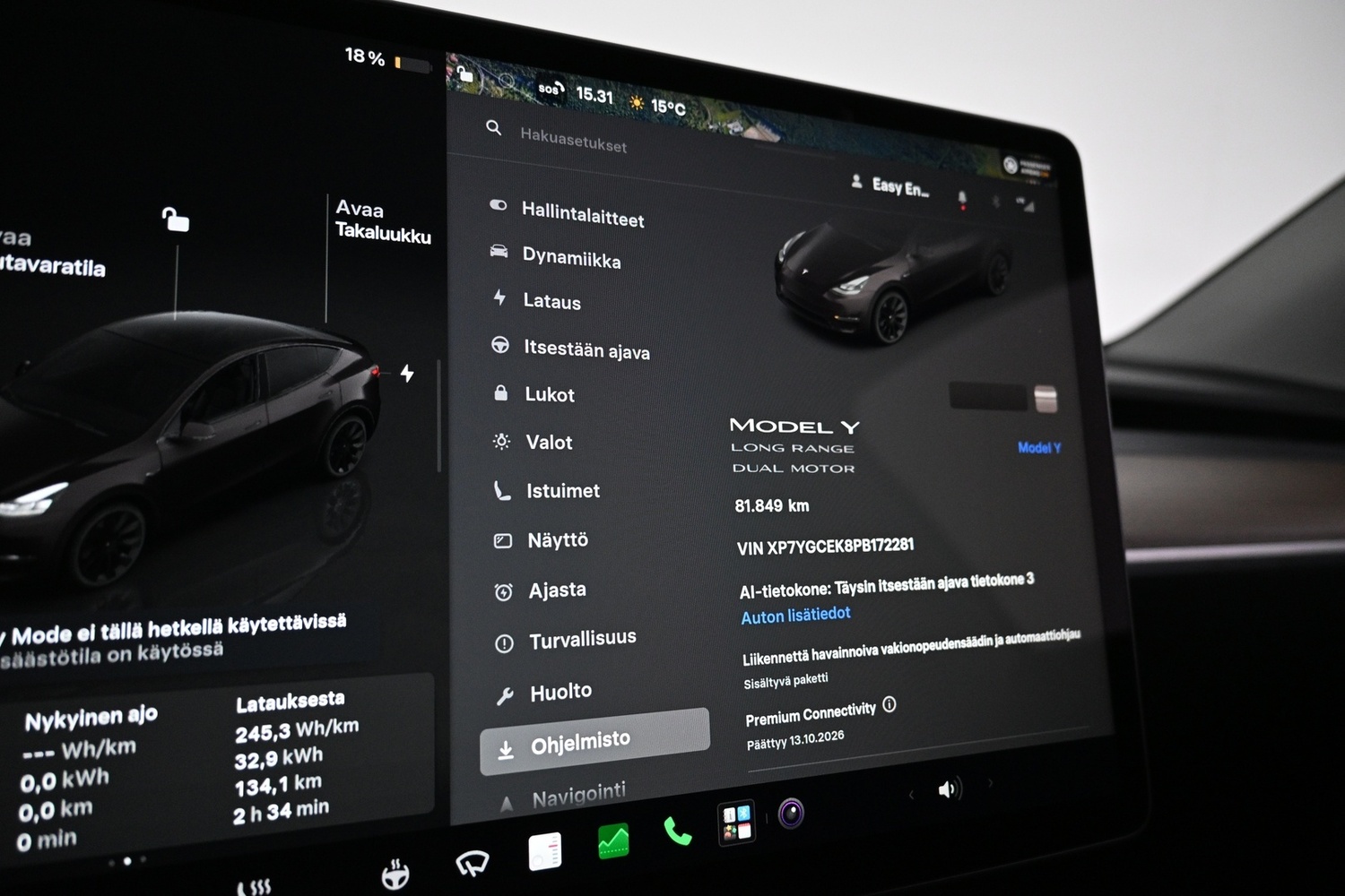 Tesla Model Y vaihtoauto