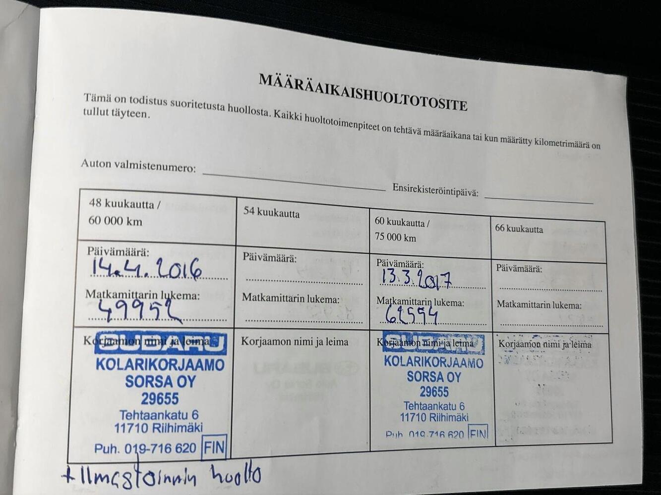 Subaru Legacy vaihtoauto