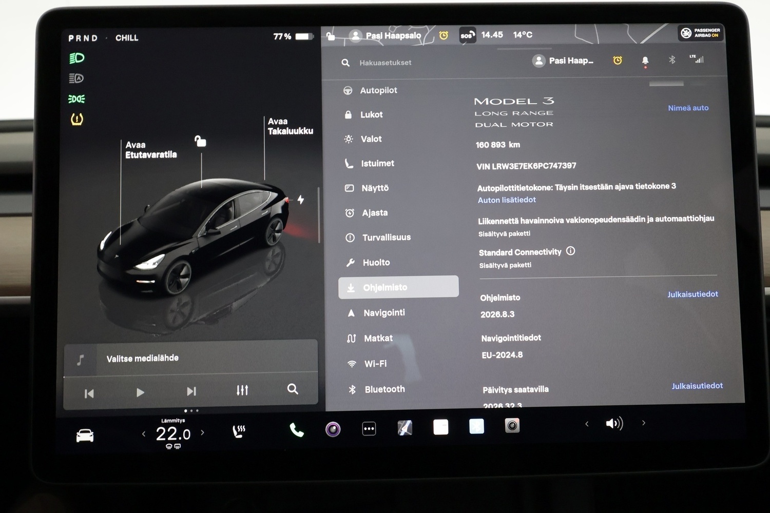 Tesla Model 3 vaihtoauto