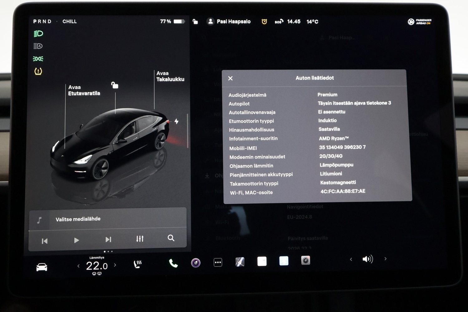 Tesla Model 3 vaihtoauto