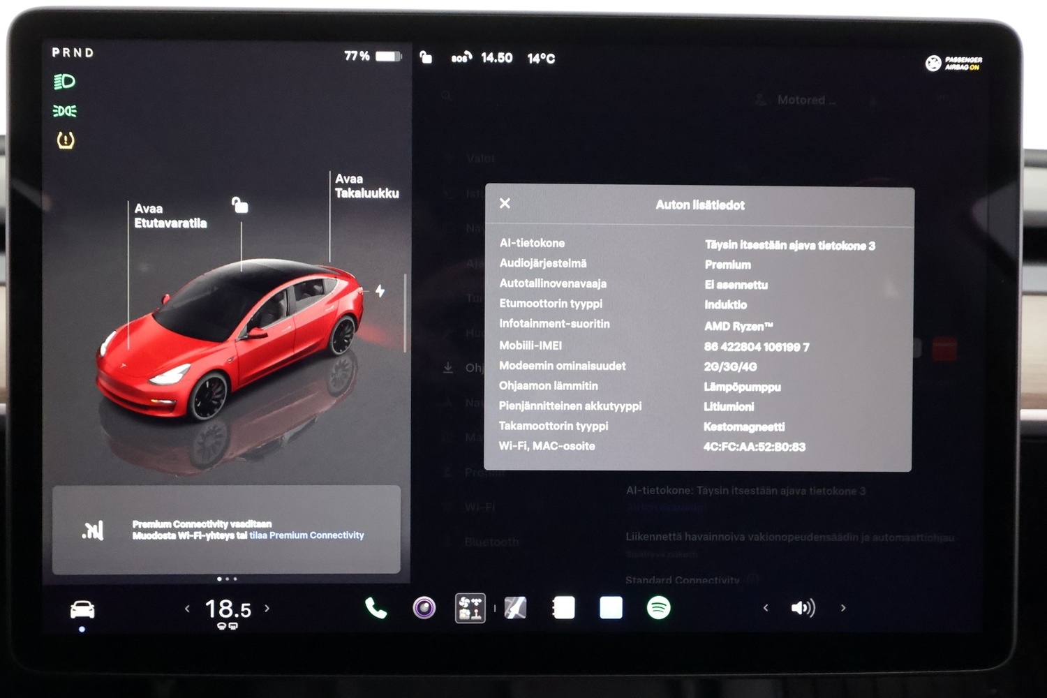 Tesla Model 3 vaihtoauto
