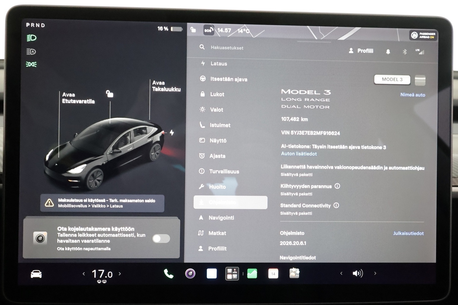 Tesla Model 3 vaihtoauto