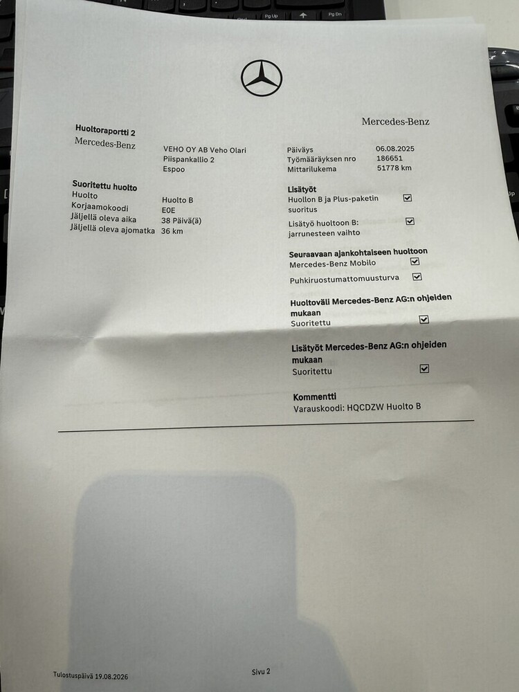 Mercedes-Benz EQB vaihtoauto