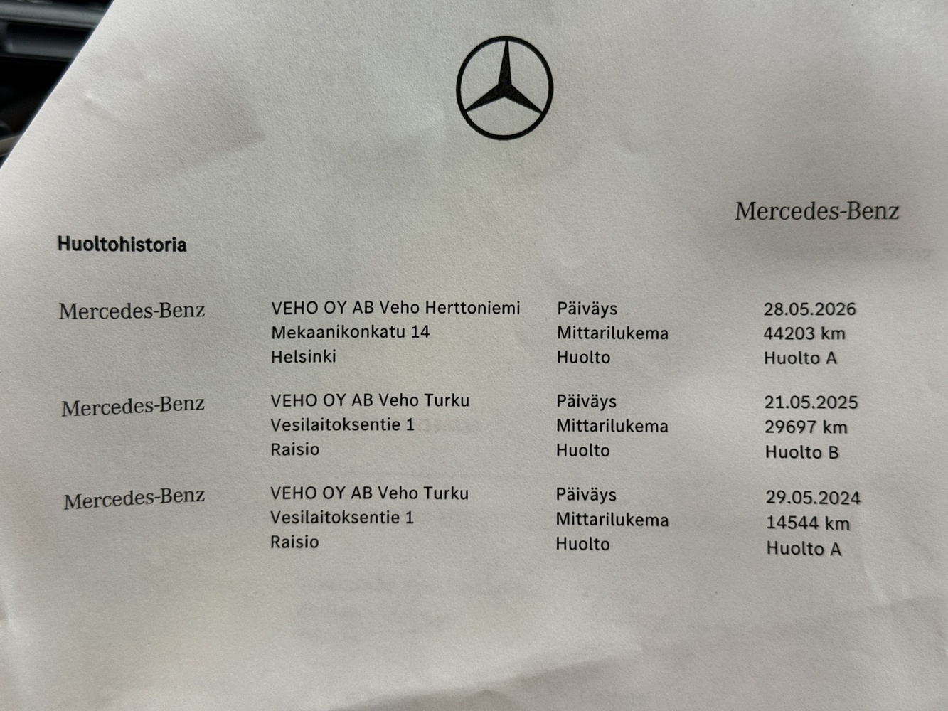 Mercedes-Benz CLA-sarja vaihtoauto