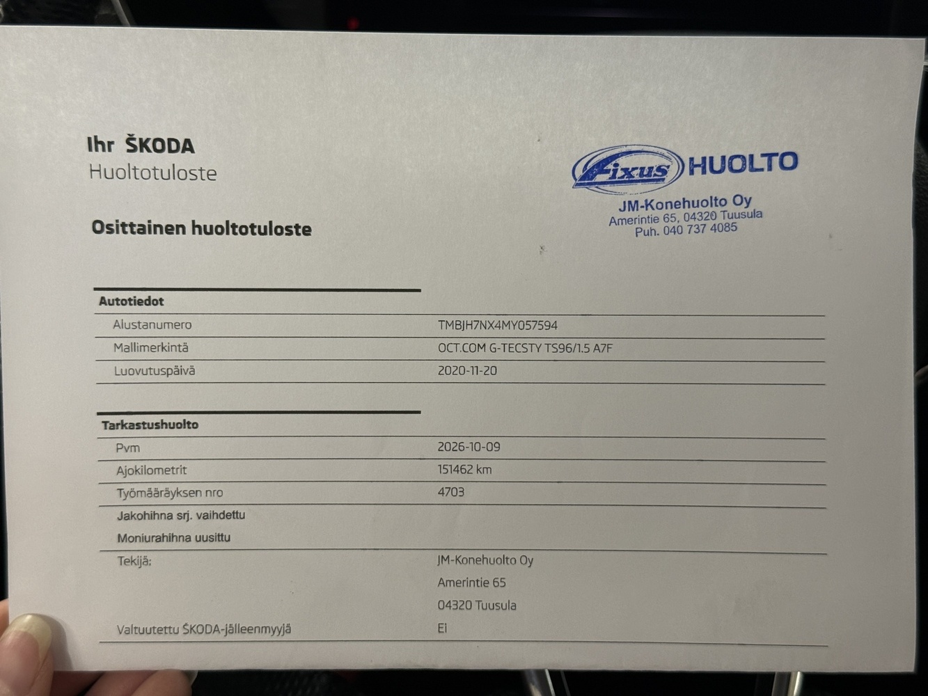 Skoda Octavia vaihtoauto