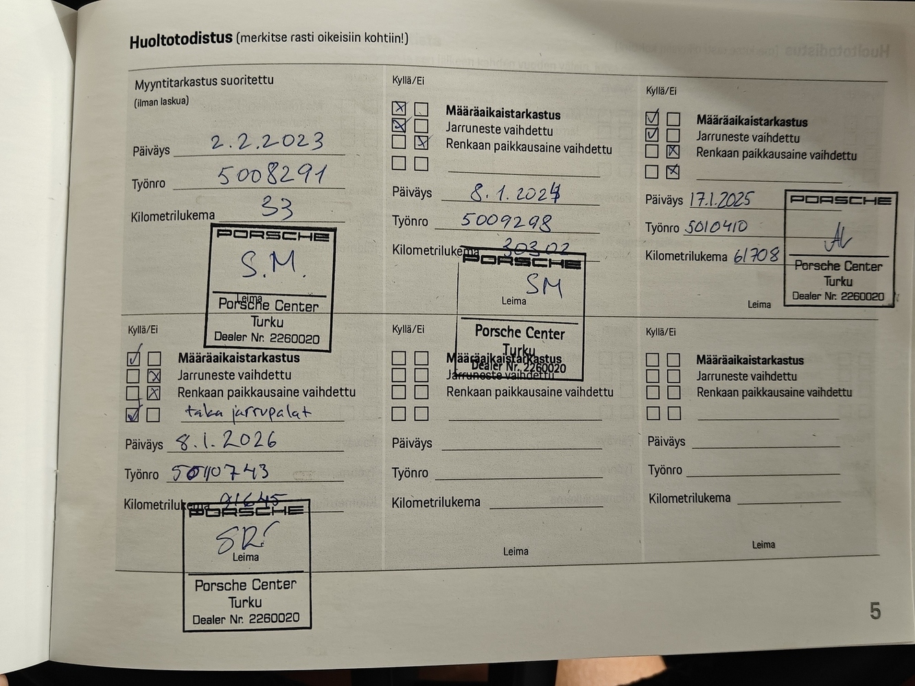 Porsche Taycan vaihtoauto