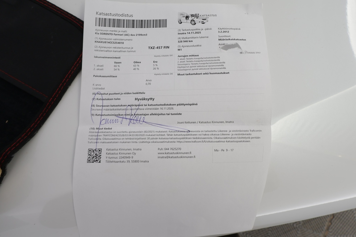 Kia Sorento vaihtoauto