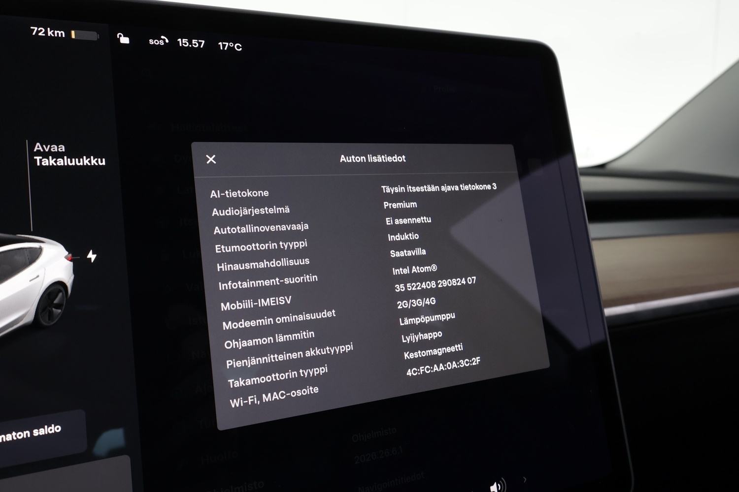 Tesla Model 3 vaihtoauto