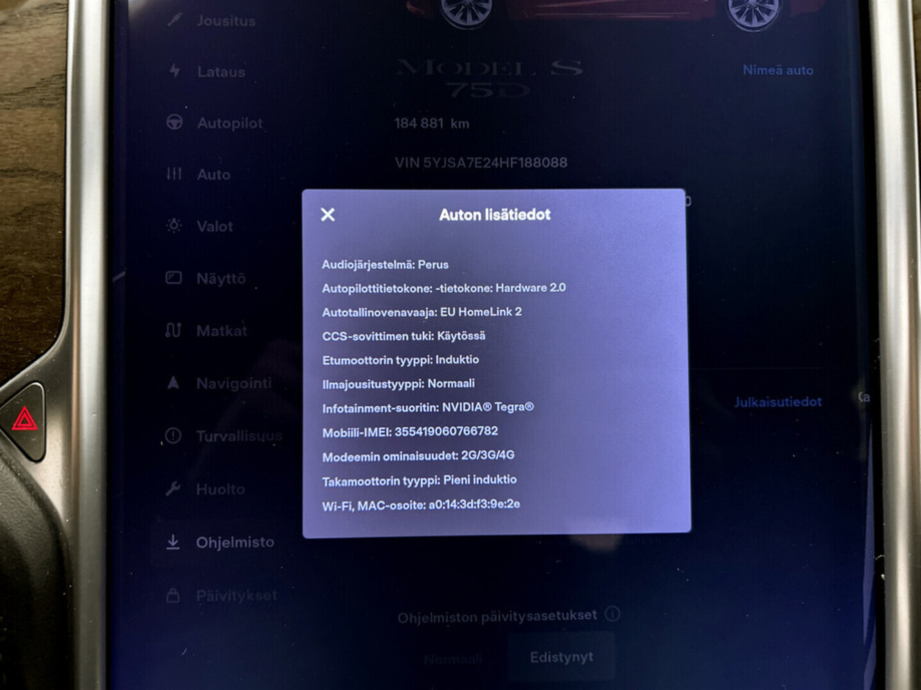 Tesla Model S vaihtoauto