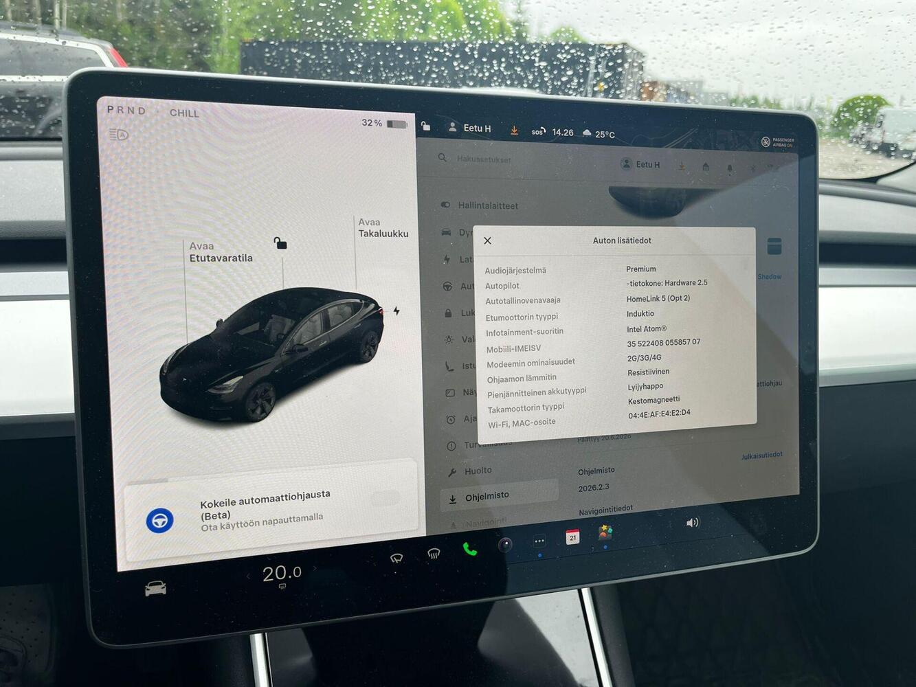 Tesla Model 3 vaihtoauto