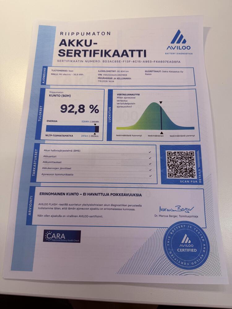 SEAT Mii electric vaihtoauto