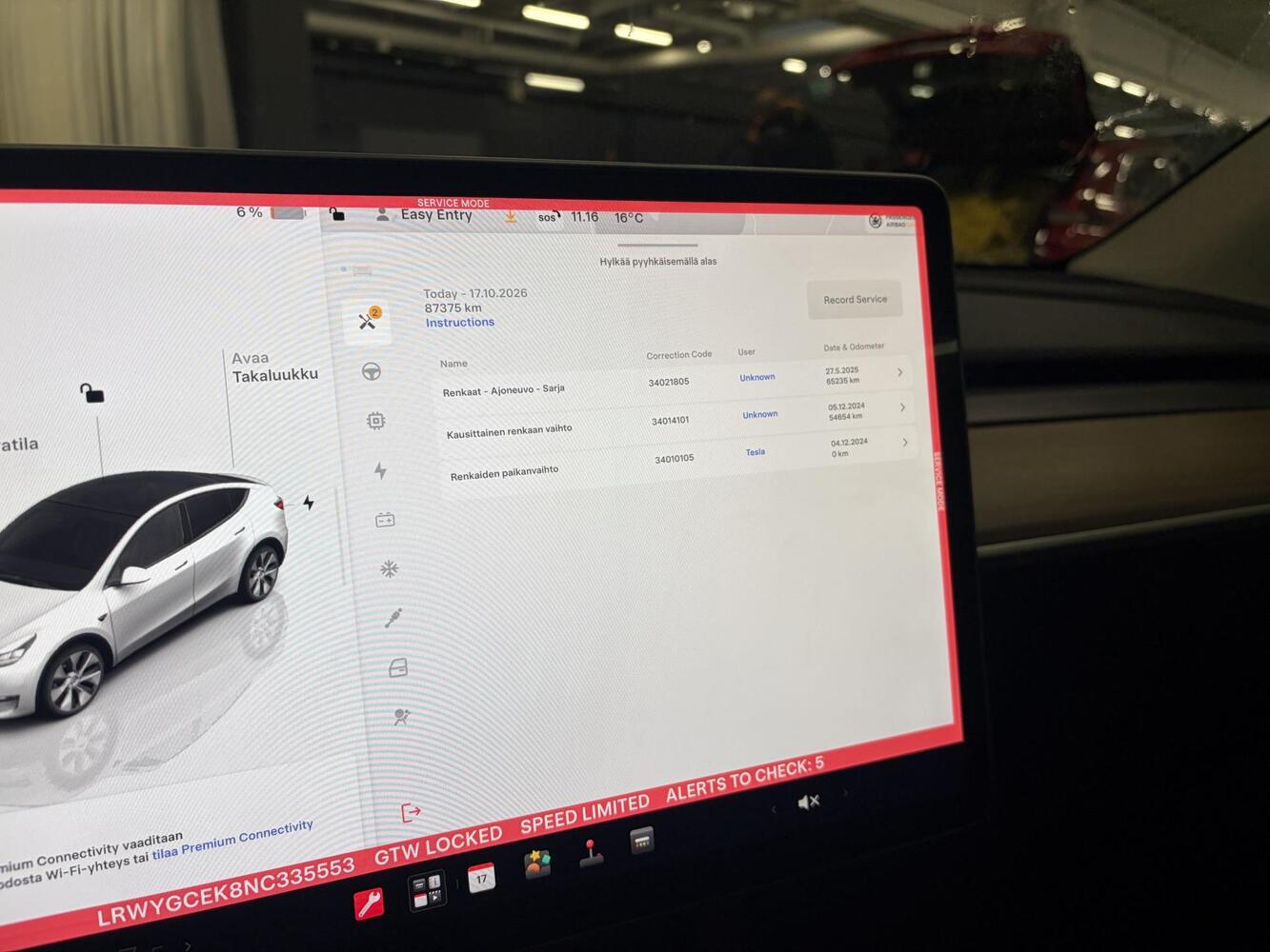 Tesla Model Y vaihtoauto