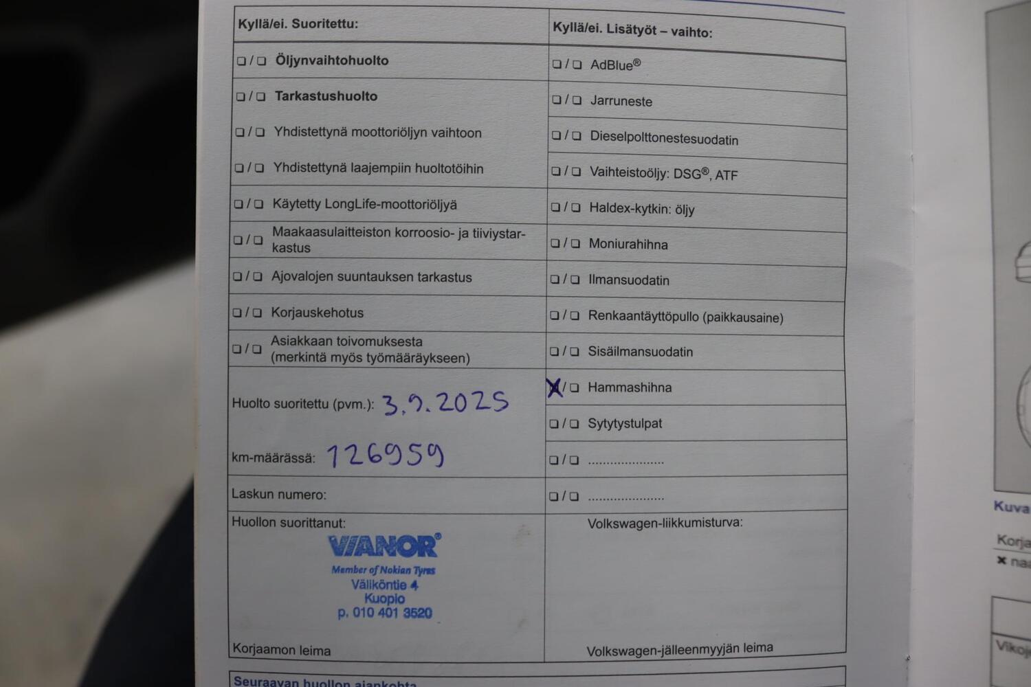 Volkswagen Golf vaihtoauto
