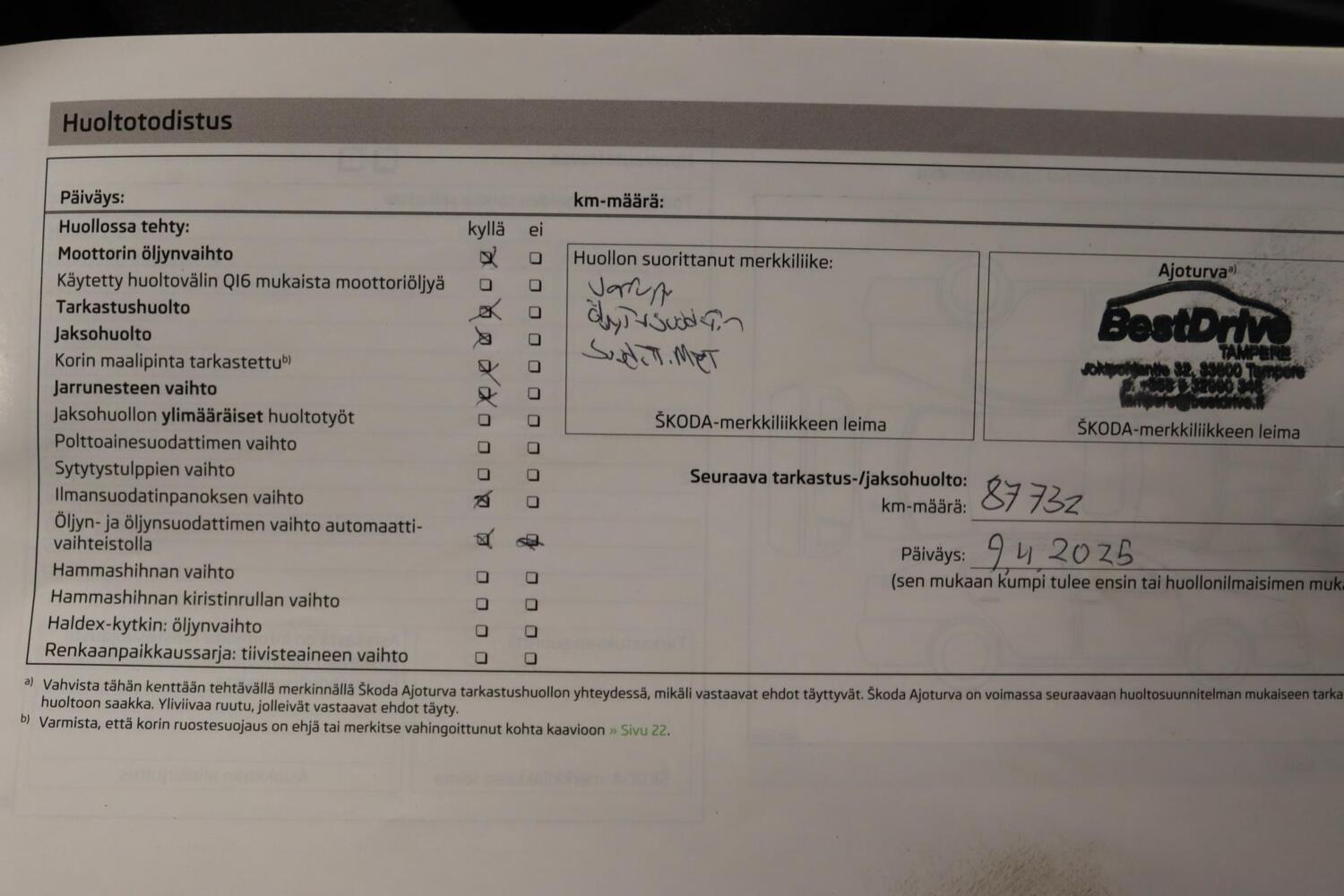 Skoda Octavia vaihtoauto