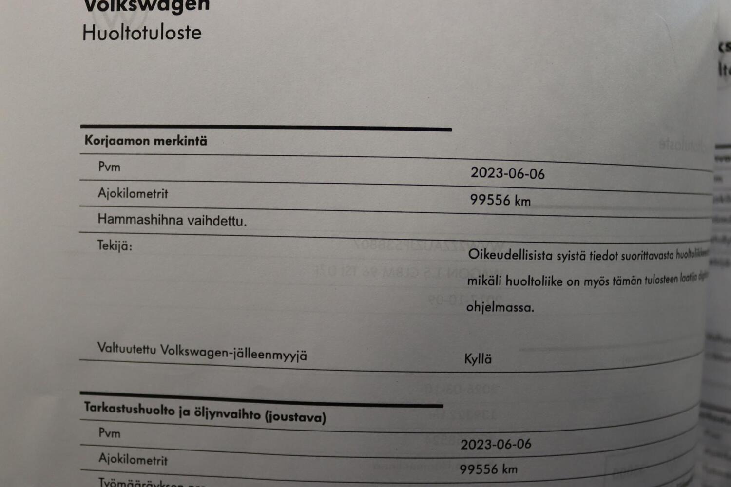 Volkswagen Golf vaihtoauto