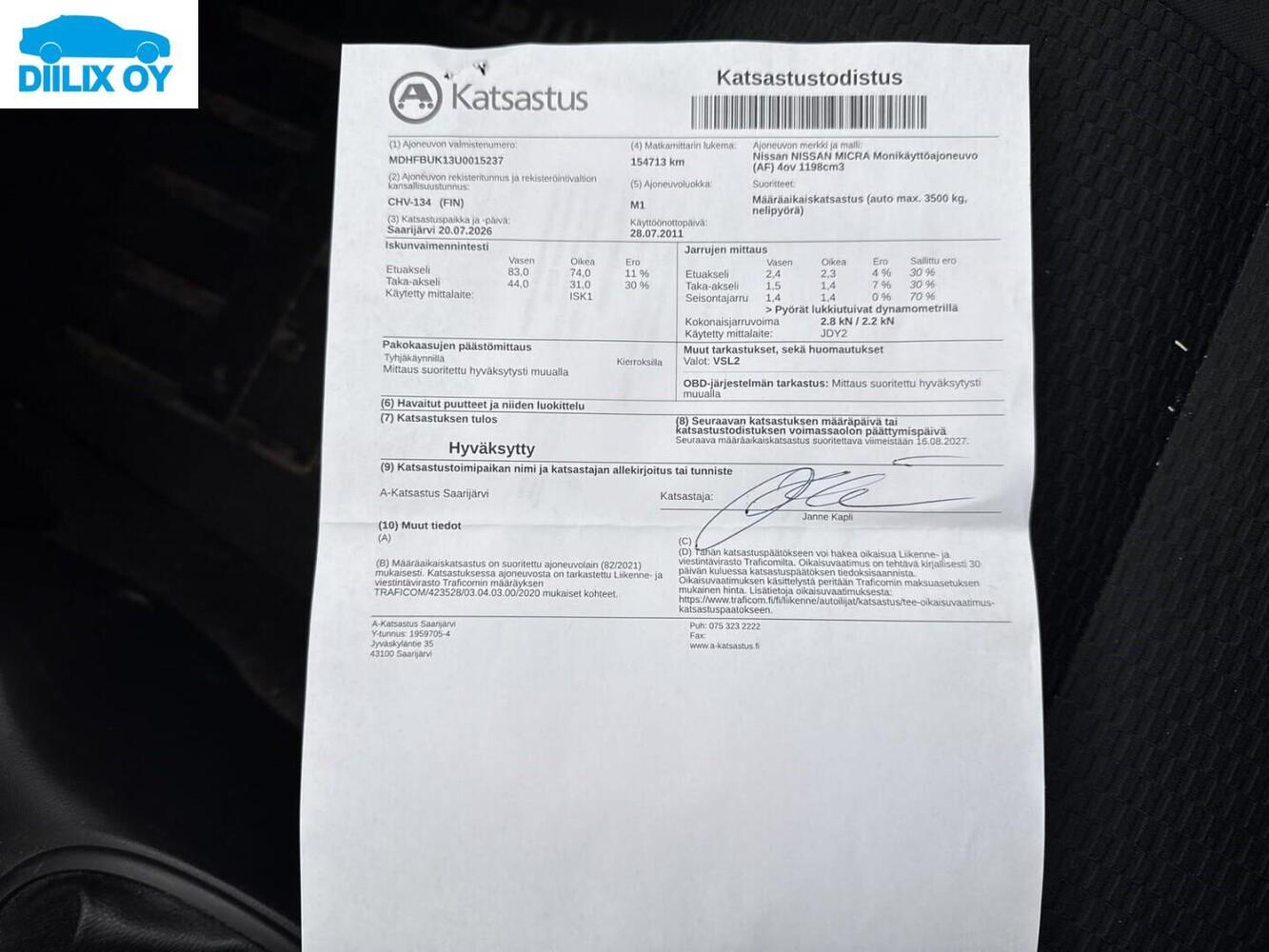 Nissan Micra vaihtoauto