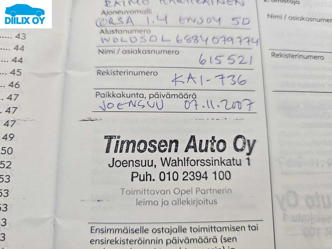 Opel Corsa vaihtoauto